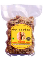 Vale Of Kashmir Kashmiri Mamra Walnut Kernels 500 g, Walnut Kernels Without Shell, Natural Brain Food ( Light)