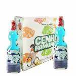 GENKI RAMUNE Blueberry Flavoured Genki Ramune Soda - 200ml (Pack of 2 bottles) | Soft Drink | Fizzy Drink | Party Drink | Japanese Drink, Confectionery, Snack | Pop Soda | Refreshing Drink | Made in Japan