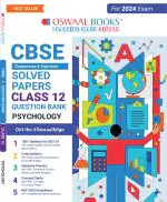 Oswaal CBSE Chapterwise & Topicwise Question Bank Class 12 Psychology Book (For 2023-24 Exam)