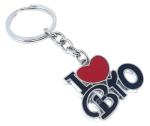 GCT I Love BRO | Bhai | Brother Gift (KC-0140) Black Metal Keychain for Car Bike Boys Men Women Keyring