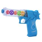 RAINBOW RIDERS Colorful Electric Gear Transparent Gun Toy I Flashing Light & Sound Concept Gun Toy with Musical Gun Pistol I Kids Gun Toys I for Indoor & Outdoor Plastic Battery Operated Gun With Multiple Colour Options