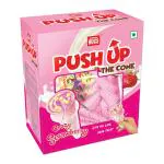 Hugs Push up the Cone Strawberry- Delicious Strawberry, Milk Cream and Biscuits Filled Wafer Cone (40 pcs in a Box)