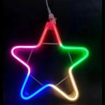 TLISMI RGB Galaxy Star Light 3D Neon Star Shape Decorative Lamp Creative Table Night Light Wall Hanging Star Signs for Diwali Christmas Party Decoration Gift