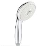 GROHE TEMPESTA 100 Series Multi Flow HAND SHOWER ( Chrome ) | Dia 100 mm Round Shower Head | 3 Type of Flow | 2 - 4 inches Head Size | Hand Shower Head for Bathroom / Toilet | 28261002