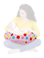 Vparents Multicolor Cotton Baby Feeding Pillow