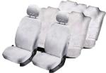 Crokrok White Cotton Car Seat Cover for Honda Mobilio (Pack of 7)
