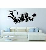 WOLPEP Multicolor Vinyl Lord Hanuman Wall Sticker