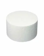 OM KRAFT Round Polycarbonate Cake Dummy - 8 x 6 inch