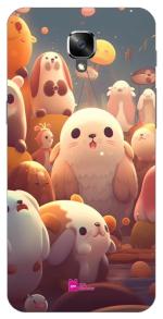 Gift Minister Hard Designer Mobile Case For One Plus 3 Back Cover Peru - Super Cute Animal Art Flexible Protective Shockproof Dustproof Anti-Slip Anti-Fingerprint Scratch Resistant 1Pcs 1701J