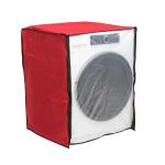 Classic Front Load Washing Machine Cover for LG 5.5 Kg, 6 Kg & 6.5 Kg | 50Cmsx63Cmsx81Cms | Color - Red