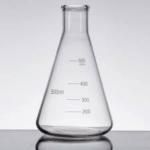 ABGIL Borosilicate Glass Conical Flask 500 ml Capacity (white Transparent) - Pack of 1 - Erlenmeyer Narrow Mouth Graduated