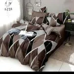 235 CM X 250 CM JAIPURI PRINTED KING SIZE DOUBLE BEDSHEET WITH 2 PILLOW COVER