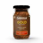 BEVZILLA Arabica Freeze Dried Coffee - 75 Grams (Hazelnut Flavour)Hot & Cold Coffee | Makes 40 Cups | Strong Coffee | Flavoured Coffee| Best Coffee| Premium Coffee| Dark Roast| Instant Coffee