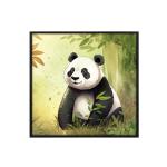 Random Wooden Framed Cute Panda Canvas Art wall painting for living room bed décor home Art Wall canvas modern stylish hanging wall decor