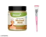 ELDERWAND ELDERWAN Multani mitti powder and Rose water 120 ml and face pack brush WITH ALOEVERA Face Gel