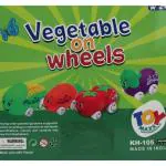 TOYMAX Vegetable On Wheels ( Set Of 4Pc) , Unisex, 18M+ (Multicolour)