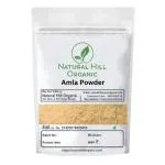 Natural Hill Organic Pure Natural Amla Fruit Powder Seedless 100Gram For Sources Of Vitamin C, For Hair And Skin Care Food Grade . preservatives Free ( Zipper Pack With Safety Seal ) With 100g Multani Mitti Powder |