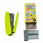 JAPSI Mini Stapler with Staple Pins for Office /Students for School Projects/Daily Random Stapling Work (Random Color)