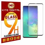 Kite Digital Samsung S10 Black 5D/6D/11D Premium Tempered Glass Screen Protector Slim 9H Hard 2.5D