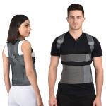 Accusure Grey Posture Corrector Taylors Brace Dorso Lumbar Spinal Support Belt 28-48 In