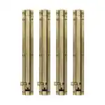 Plantex Heavy Duty 12-inch Joint-Less Tower Bolt for Wooden and PVC Doors for Home Main Door/Bathroom/Windows/Wardrobe - Pack of 4 (704, Brass Antique)