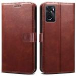 RUPELIK Oppo A36 / A96 / A76 Vintage Leather flip Case Cover| Inside TPU with Card Pockets Wallet Stand Magnetic Closure 360 Degree Complete Protection Vintage Flip Cover for Oppo A36 - Brown