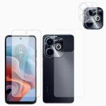 Vatsin Front & Back Screen Guard and Camera Lens Protector [9H]Combo (Not Tempered Glass) For Infinix Hot 40i