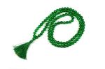 Rudra Centre Green Jade Round Mala, 6 mm