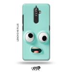 Tweakymod Printed Funny Face Emoji Back Cover for LENOVO K8 PLUS