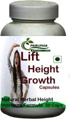 Prirupam Lift Heigth Growth Natural Herbal Height Increase Formula capsules 30 (Pack of 1)