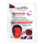 Purobio Saffron GlucoAlgae Peel Off Rubber Facial Mask With Serum For Boosts Hydration 60g | Face Mask For Instant Glow, Wrinkle Free
