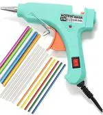 SCENTY HOTFIX Glue Gun with Free 15 Glue Sticks (5 Transparent + 5 Colorful + 5 Glitter)