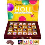 Expelite Best Holi Chocolate Gift Online - 24 pc Holi Gift For Husband Bars (24 Units)