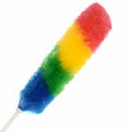 MOBONE Microfiber Static Feather Duster - Efficient Dust Cleaning Tool for Home, Office, Shop, Car (Multicolor)