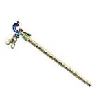 Ankit Collection Sterling Silver Flute ( Bansuri) for Laddu Gopal, Little Krishna -3 Inch