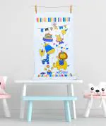 The Little Lookers Blue Cotton Baby Towel (48 cm x 84 cm)