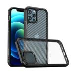 KAPAVER Apple Iphone 12 Pro, Apple Iphone 12 Transparent Hybrid TPU, Carbon Fiber Pc Shock Absorbent Back Cover 22.6 x 11.4 x 1.6 cm