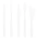 Lakeer 5 Piece Plastic Palette Knife Set - Thin & Flexible Spatulas & Painting Knives for All Oil or Acrylic Painting & Color Mixing