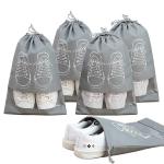 Zollyss Grey Shoe Bags Non-Woven Shoe Bag