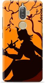 Swagr Orange Plastic Shock Proof Back Cover For Lenovo K8 Plus