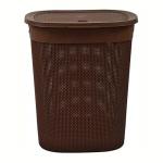 Regalo Plastic Laundry Basket 45L, DarkBrown