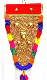 Loyal Craft Handcrafted Wall Hanging showpiece Nettipattam Elephant Caparison Traditional Home Décor - 2 feet