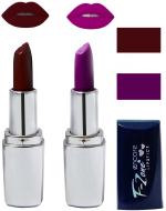 OUR BEAUTY Multicolor Creamy Matte Moisturising Lipstick Ks112 (Set Of 2)