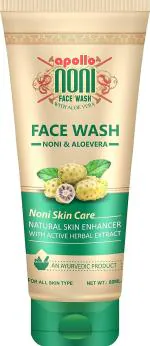 Apollo Noni With Aloe Vera Face Wash (160ml) For Oily Skin, Acne & Dry Skin Face Cleanser Pack of 2