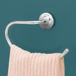 Plantex Stainless Steel 304 Grade Napkin Ring/Towel Ring/Napkin Holder/Towel Hanger/Bathroom Accessories (Chrome, Daizy)