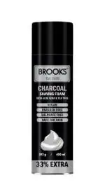 Brooks Shaving Foam Charcoal 400Ml