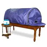 Kawachi Sleeping Posture Portable Steam Sauna Bath in Ayurvedic Panchkarma Home Steam Therapy Violet