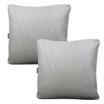 Able Classic Cross Comphy Pillow Square Cushion Grey for Mercedes-Benz-E-Class E 250 Set of 2 Pcs
