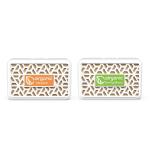 Airganic Aroma Car AC Vent Combo kit - Earthy Bloom & Mandarin | Spill Proof | Car Air Freshener