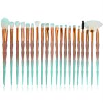 STUNHUB Makeup Brushes Set Unicorn Eyeshadow Eyeliner Blending Crease Kit Make Up Foundation Eyebrow Eyeliner Blush Cosmetic Concealer Brushes Makeup Tools for Girls and Women's (Pack of 20 Pcs)